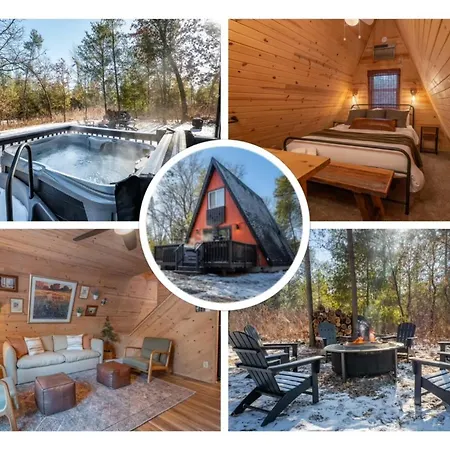 Timber Haven Aframe Cabin - Brand New Hot Tub